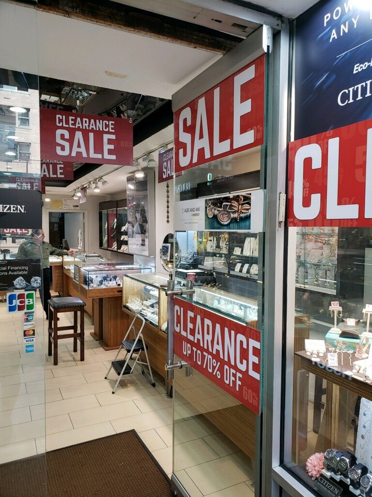 Sale Banners for Stores in NYC
