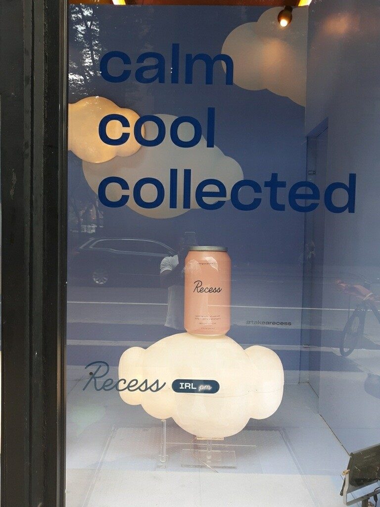 Calm Cool Collected Store Graphics for Business in NYC
