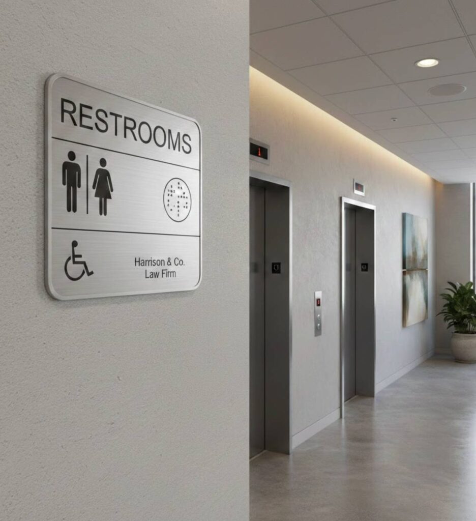 signs for restrooms